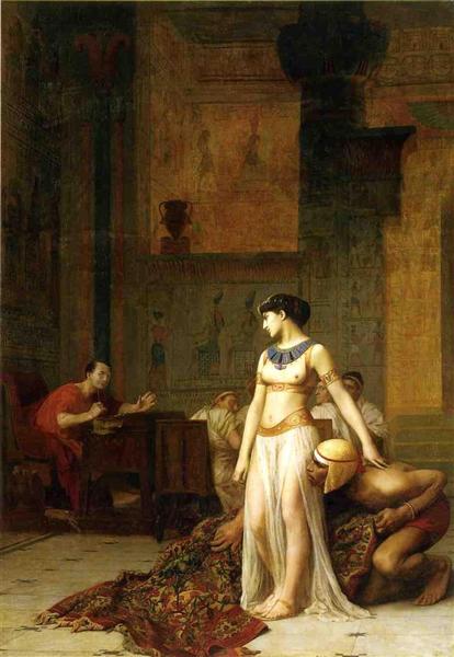 Cleopatra og César - 1866 - Wikipedia -artikel