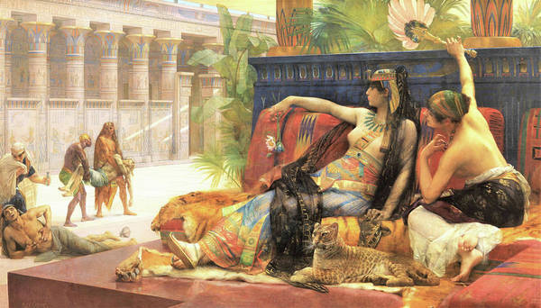 Cleopatra Testing Poisons i dem, der er dømt for død - 1887