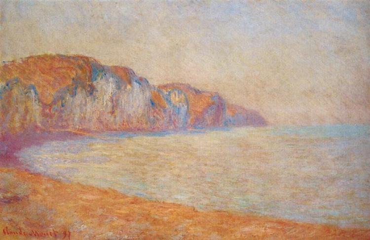 Pourville Cliff am Morgen - 1897