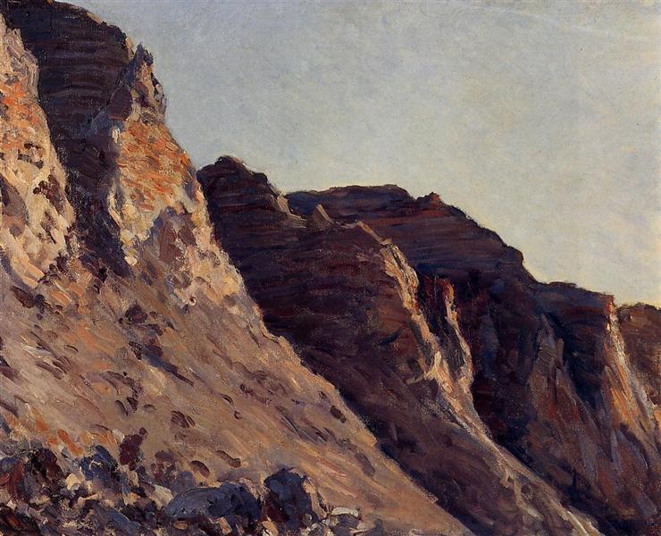 Villers sur Me cliff - 1880