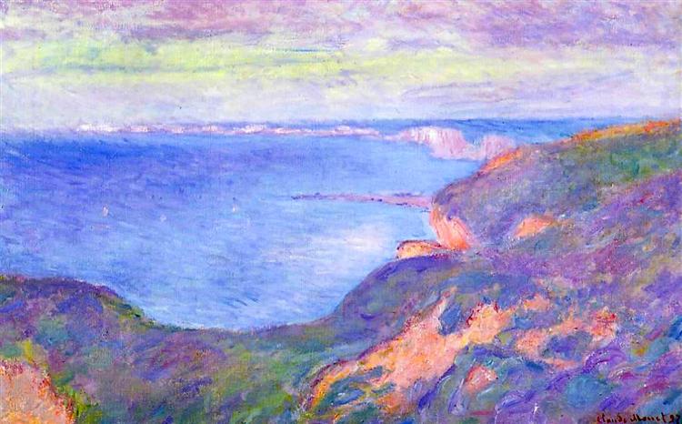 Cliff w pobliżu Dieppe 2 - 1897