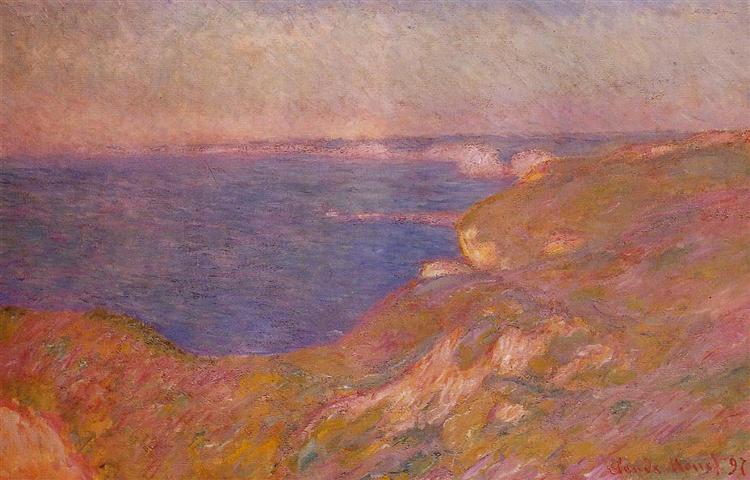 Cliff w pobliżu Dieppe - 1897