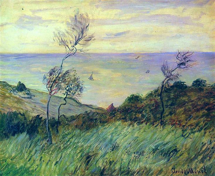 Varengeville Cliffs - větrný výbuch - 1882