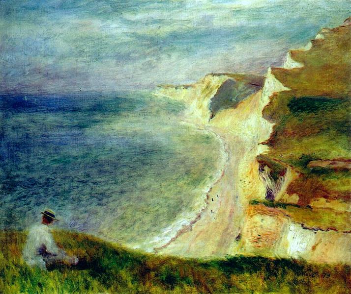 Racies sur la côte près de Pourville - 1879