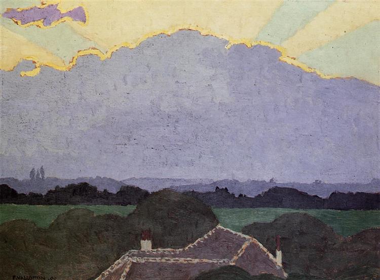 Nuage à Romanel - 1900