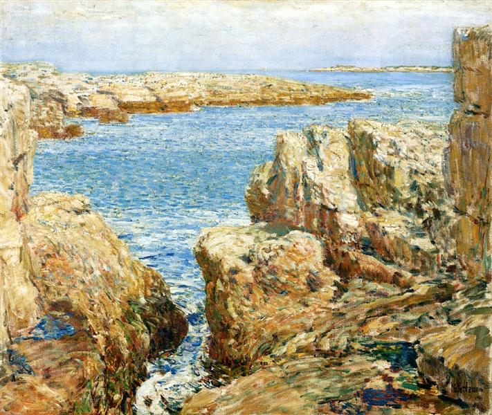 Scène côtière - îles Shoals - 1901