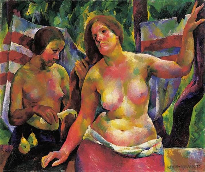 Peinando (Mujer Peinándose - La Esposa Del Artista) - 1925