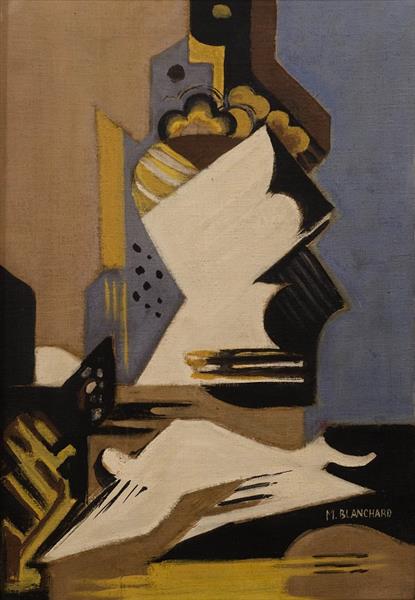 COMPOSITION CUBIST / NATURE LE LEVING - 1918