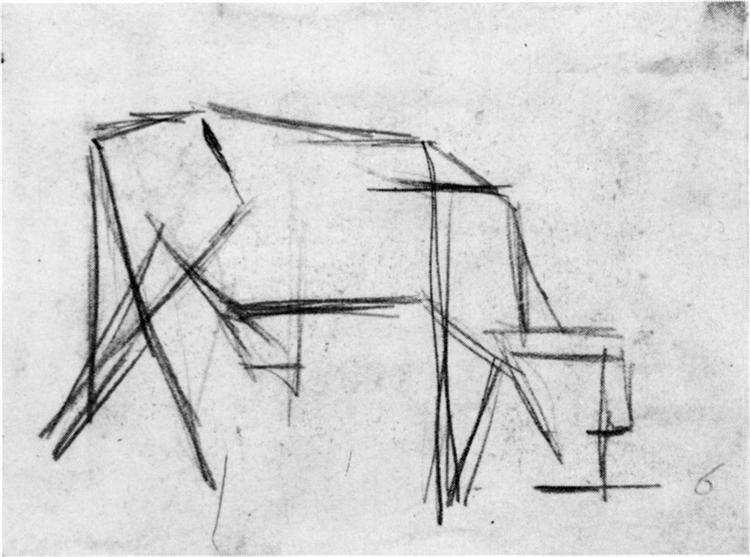 Composition (La Vaca) - 1917