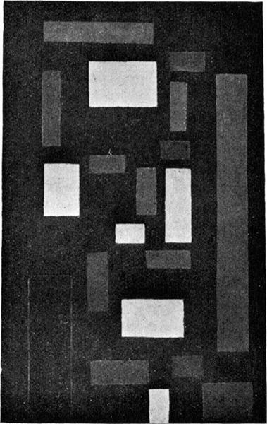 Composição VI (no fundo preto) - 1917