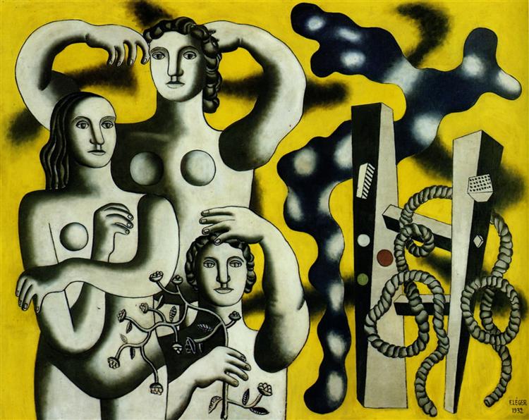 Composition with the three figures - 1932