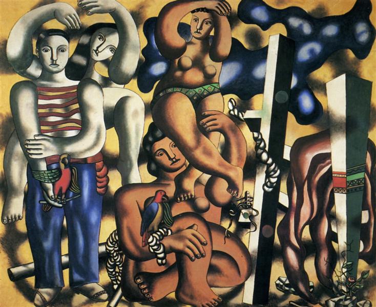 Composition avec les deux perroquets - 1939