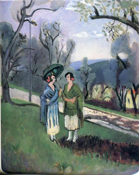 Konversation under Los Olivos 1921