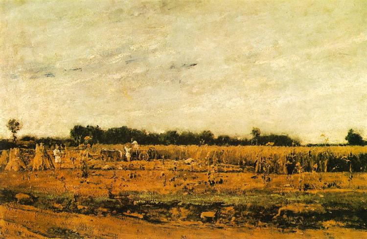 Champ de maïs - 1874