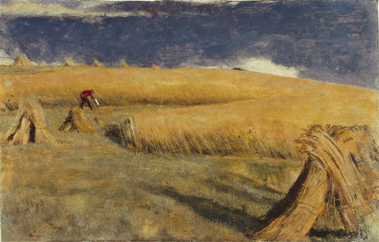 Corn field in Ewell - 1849