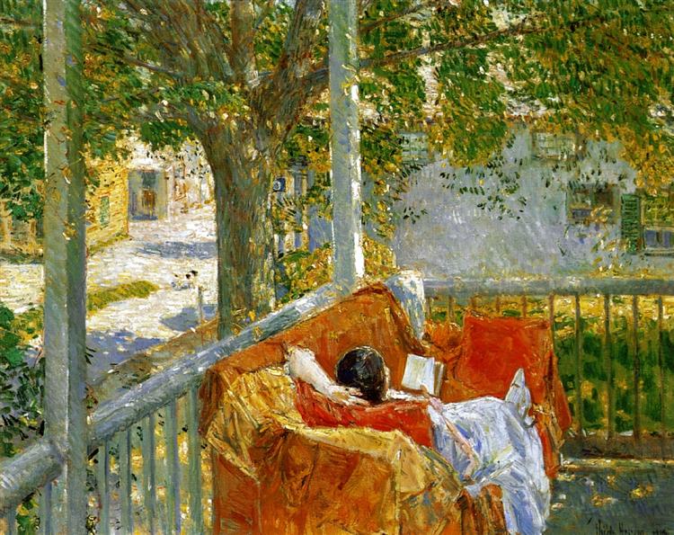 Sofa on the porch - Co Cob - 1914