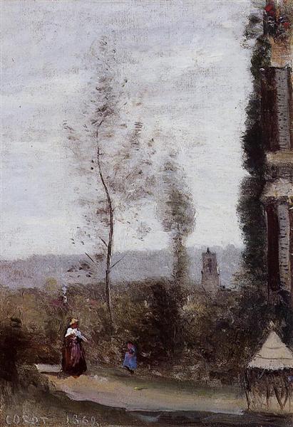 Coulommiers - Der Garten von M. Presschez - 1868