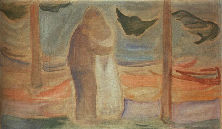 Paar am Ufer (des Reinhardt Frieze) - 1907