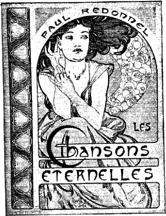 Portada Del Libro De Canciones Eternas De Paul Redonnel - 1899