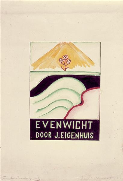 Cover of "balance" by J. Elgenhuis - 1916