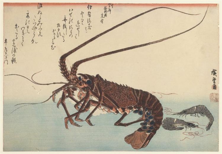 Crabs and Two Prawns - 1845