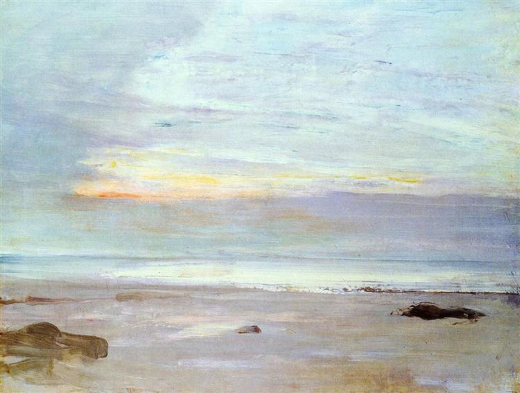 Crepúsculo En Ópalo Trouville - 1865