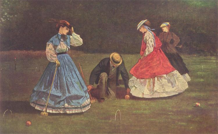 Cena do Croquet - 1864