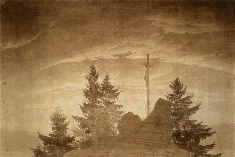 Kreuz in den Bergen - 1806