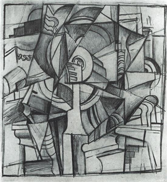 Composition cubofuturiste - 1912