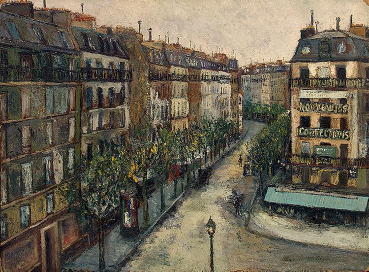 Custine Street in der Nähe von Montmartre