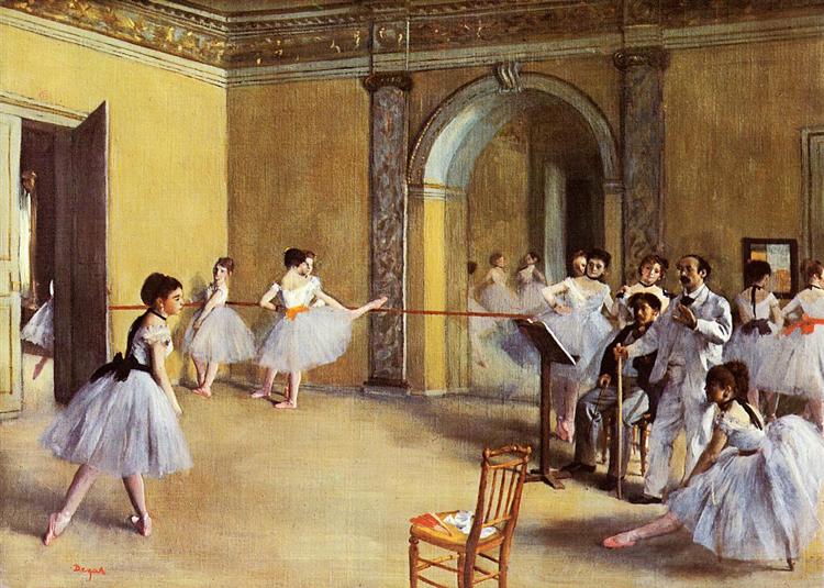 Clase De Baile En La Ópera - Rue Le Peletier - 1872