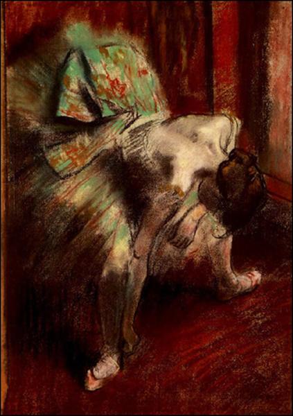 Ballerina con tutu verde - 1885