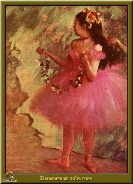 Ballerina con abito rosa - 1880