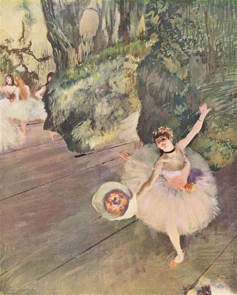 Bailarina Con Ramo De Flores (La Estrella Del Ballet) - 1878