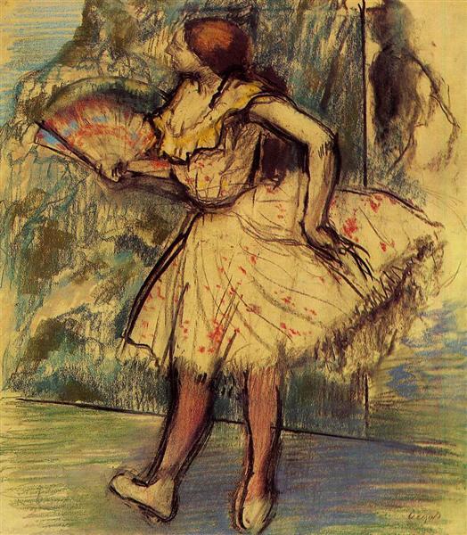 Ballerina mit Fan - 1901