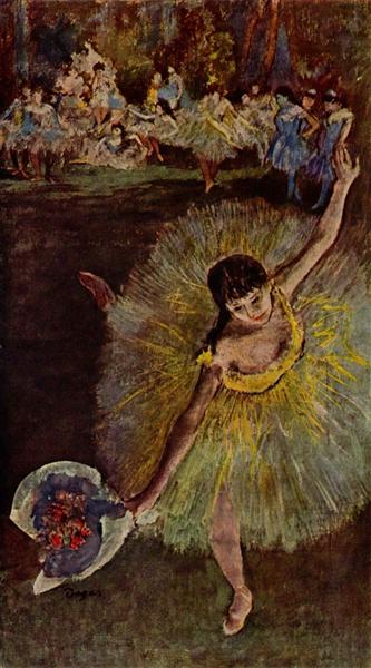 Bailarina Con Ramo - 1876