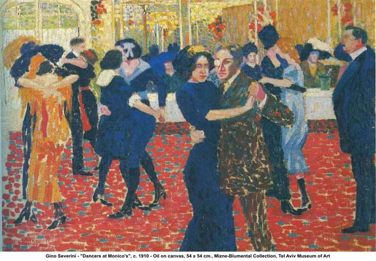 Mónicos dansçıları - 1910