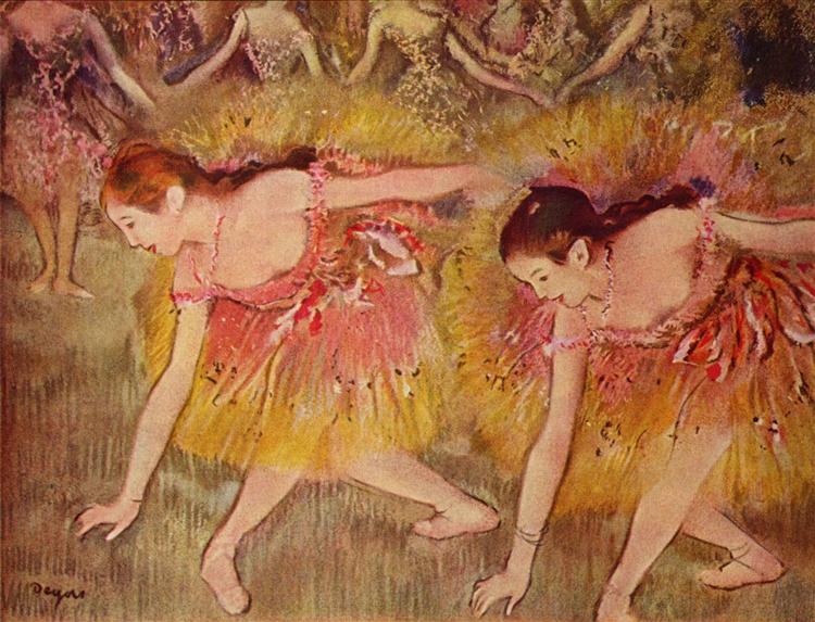 Bailarines Agachados - 1885