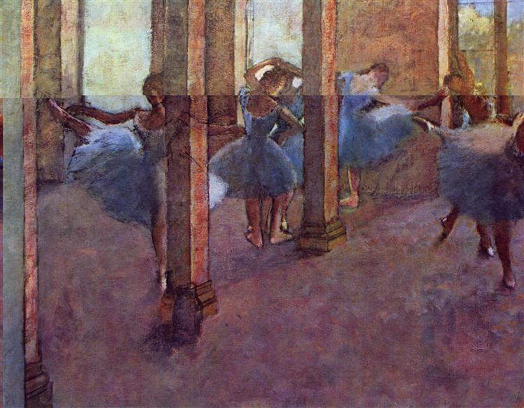 Bailarines En El Vestíbulo - 1890