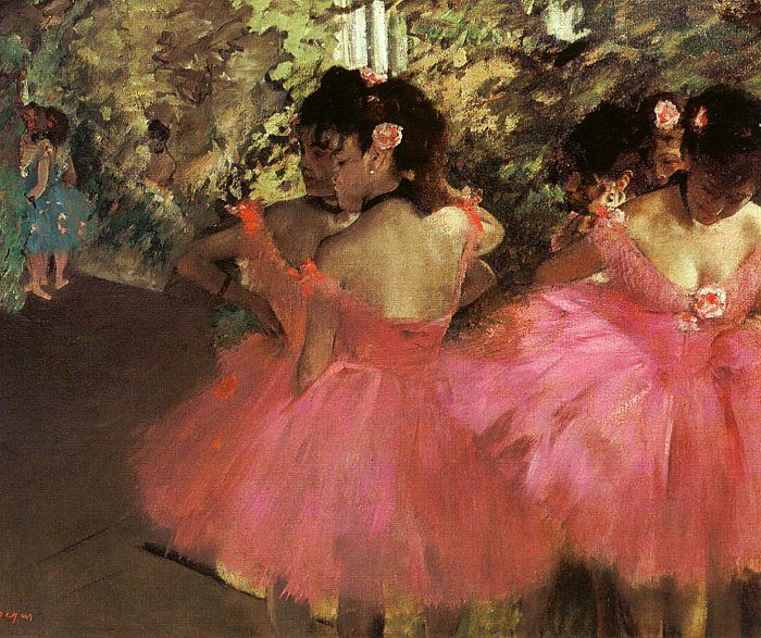 Bailarinas De Rosa - 1885