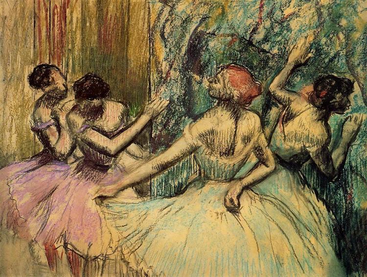 Bailarines Entre Bastidores - 1901