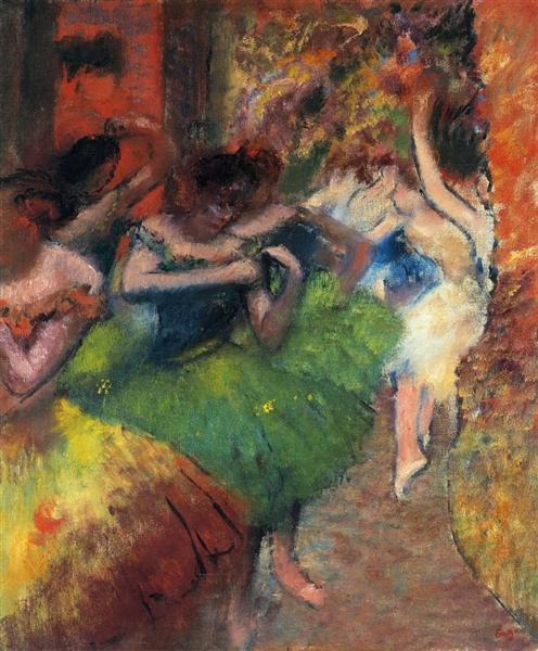 Bailarines Entre Bastidores - 1885