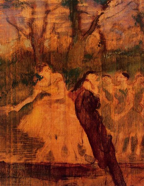 Bailarines En El Paisaje - 1889