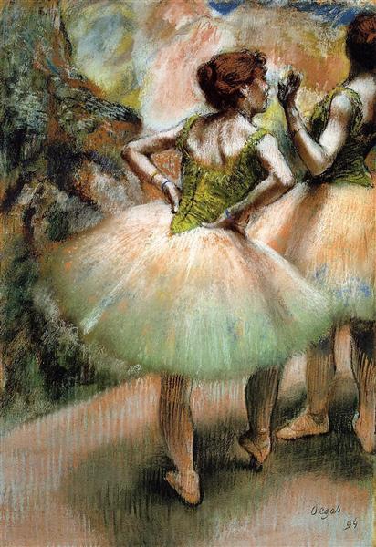 Bailarinas - Rosa Y Verde - 1894