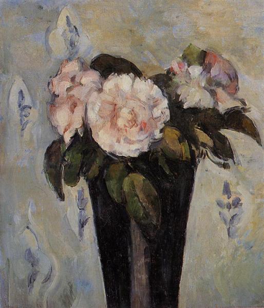 Mørkeblå vase - 1880