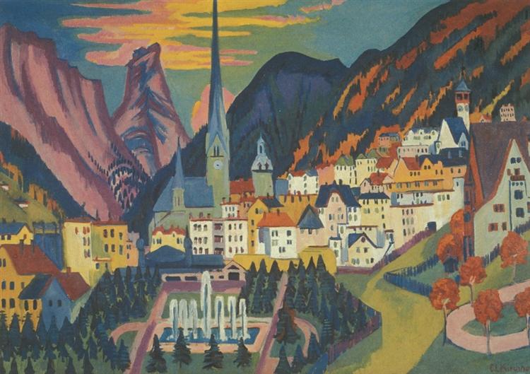 Davos im Sommer - 1925