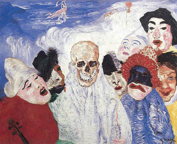 Death and masks - 1897