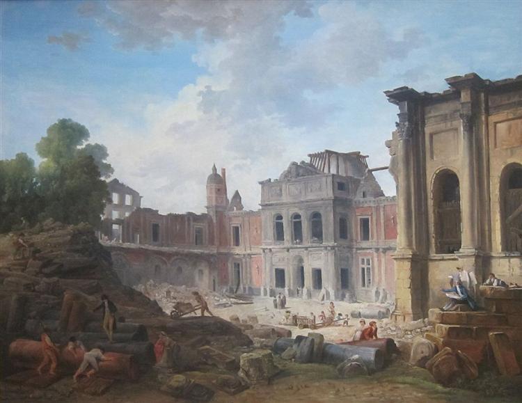 Demolition of Meudon Castle - 1806