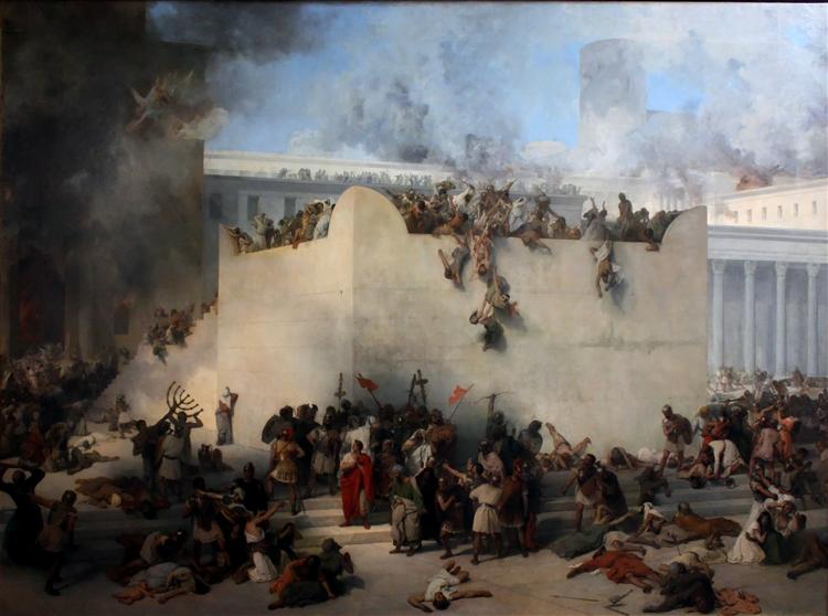 Destruktion af templet i Jerusalem - 1867