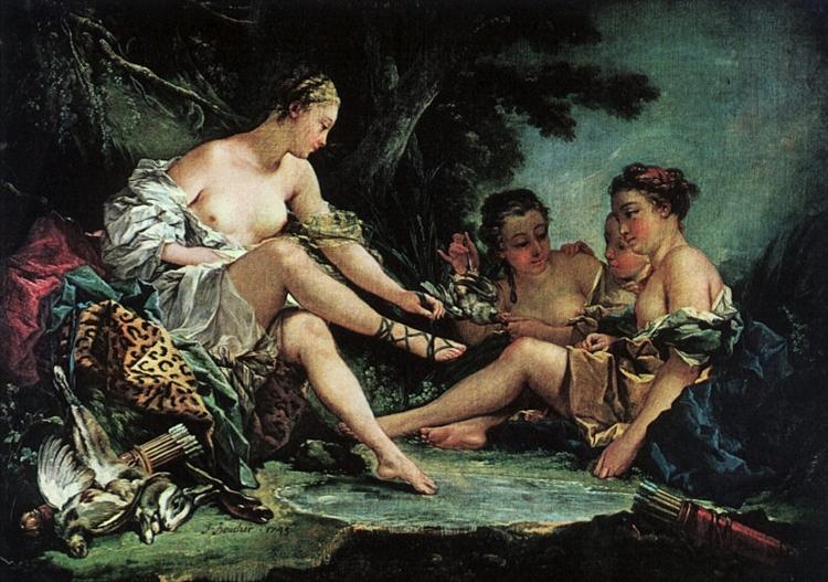 Diana après la chasse - 1745